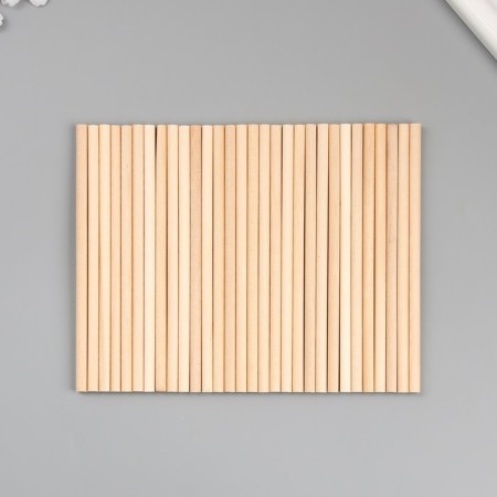 Decor wood for creativity "Natural sticks" set 30 pcs d = 0.5 cm 8x12 cm-2