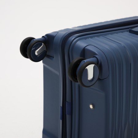 Middle suitcase 24 ", lightning department, code castle, 4 wheels, blue color-6