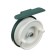 Inertial coil, metal plastic, diameter 5 cm, white-green color, 601