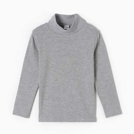 Turtleneck for girls, gray color, height 110 cm
