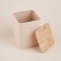 Sugar Bank "San Lorenzo", 10 × 13 cm, pink color, with a bamboo lid