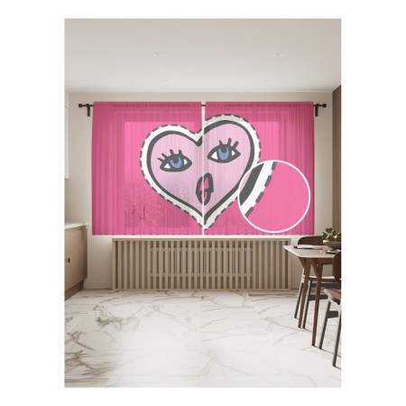 Photo "Heart", size 145x180 cm, 2 pcs