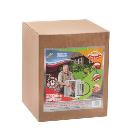 Cold smoking smoke "Dym Dymech" 02m, smoke generator, 32 l, silver-4