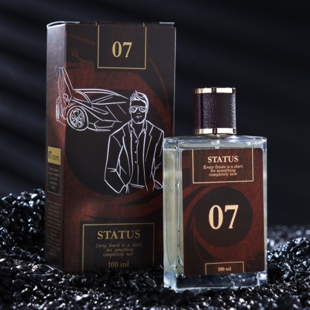 Men's perfume water Men`s Bomb "07 Status" (based on Creed), 100 ml + gift-2