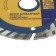 Disk diamond cutting tundra, Turbo-segment with protective sectors, dry cut, 115 x 22 mm