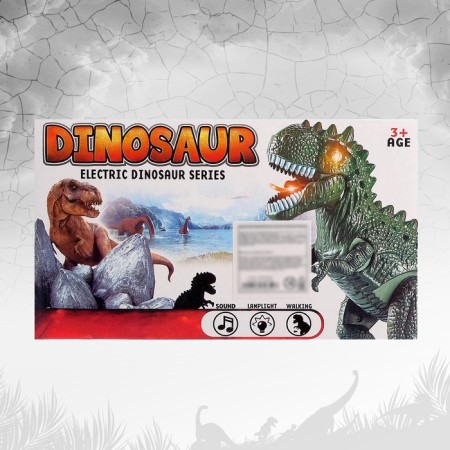 Dinosaur "Rex" works on batteries, light and sound effects, mix-5