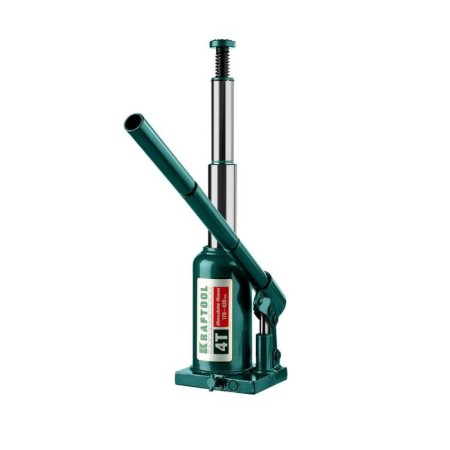 Bottle-bottle jack Kraftool Double ram 43463-4, two-stage, rise 170-420 mm, 4 tons-1