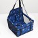 Car Seats for animals 40*30*25 cm, blue with white paws and bones