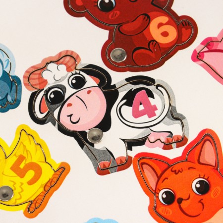 Magnetic fishing for children "animals"-2
