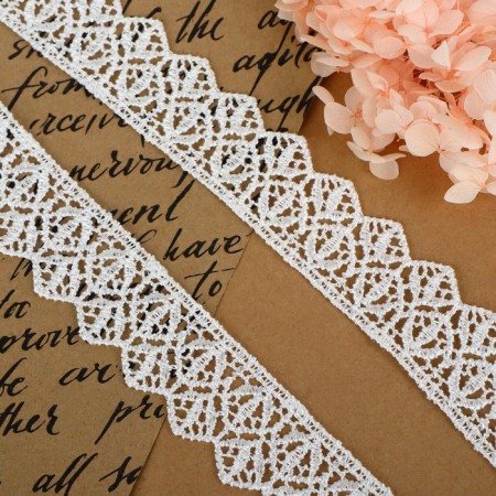 Lace Hipure, 30 mm × 9 ± 0.5 m, white color-1
