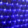 Garland "Network" 2 × 3 m, IP44, UMS, transparent thread, 384 LED, blue glow, 220 V