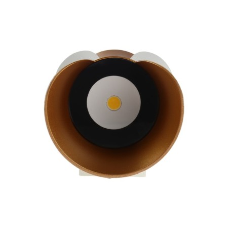 Facade lamp “Elegant”, FSD-035, 10 W, 3000K, 1 Ray, IP65, 220V, plast., White-gold. 10084-7