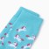 Women's socks "unicorns", blue color, size 36-40