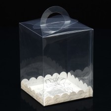 Confectionery box, chest, packaging, “lilies”, 14 x 14 x 18 cm