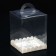 Confectionery box, chest, packaging, “lilies”, 14 x 14 x 18 cm