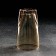 Glass glass "Lava", 420 ml, gold color