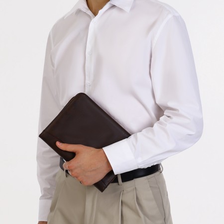 Folder for documents, a5, brown color-2