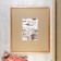 Photo frame pine С24 oak 50x60 cm (plastic screen)