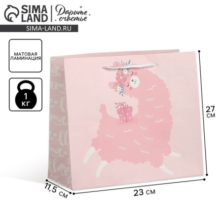 Gift package, packaging, Lama, 27 x 23 x 11.5 cm-1