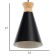 Lamp Bayerlux 34861/1 E27 40W Black 14.5x14.5x21.5-121.5 cm