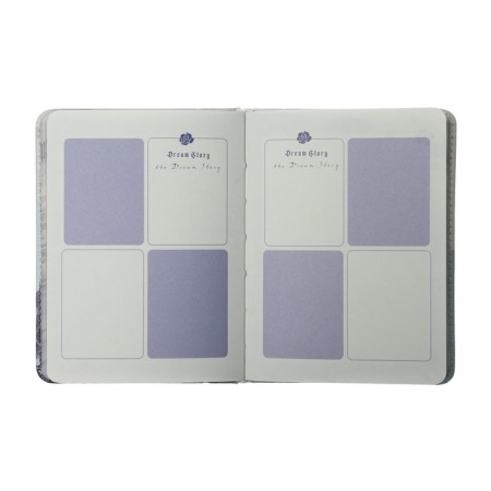Gift notebook, A6, 96 sheets, color block, with a knife, PVC cover, "Anime", mix-8