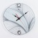 Wall clock, interior "white lotus", d-39 cm, silent