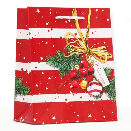 Gift package "New Year's decoration", 18 x 22.3 x 10 cm-1