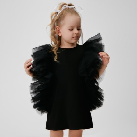 Платье для девочки MINAKU: PartyDress цвет чёрный, рост 104-21