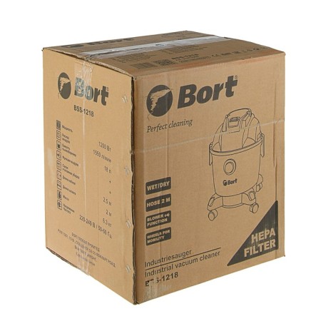 Vacuum cleaner BORT BSS-1218, for dry and wet cleaning-4
