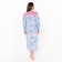 Night shirt female, blue color, size 56