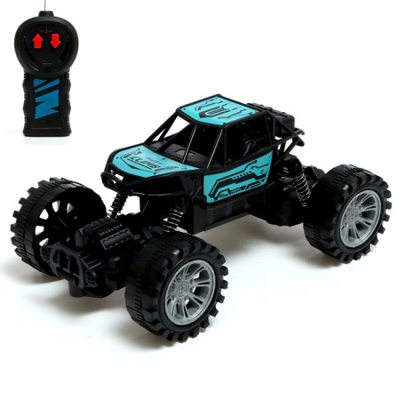 Jeep "All -terrain vehicle", radio control, light, batteries, blue