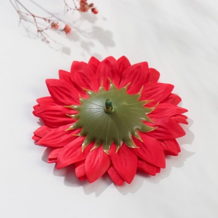 Soap petals "Buds of sunflower. Red" 8.5x8.5x3 cm-1