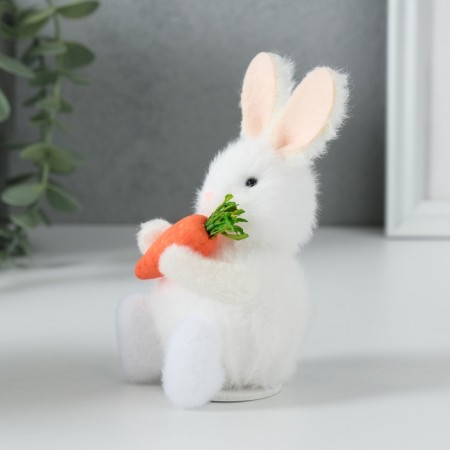 Souvenir "Bunny with carrots" 6.5x6.8x11.7 cm-1