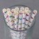Pipe for cocktail "Confetti", set of 12 pcs.