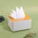 Organizer for storing napkins "Bamboo", 17 × 13 × 9.5 cm, white/brown color