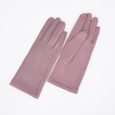 Gloves are female, dimensionless, without insulation, the color of the powder