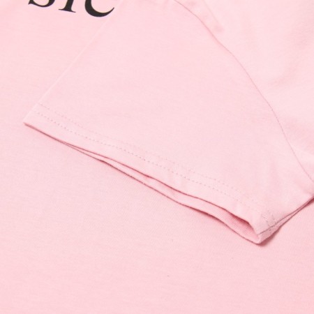 Female home set (T -shirt/shorts), powder color, size 50-7