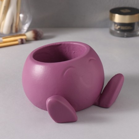 Interior subject "ball smile" 6.3*12cm lilac-2