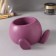 Interior subject "ball smile" 6.3*12cm lilac