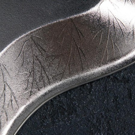 Fruit stand "Sheet silver", 22 × 12 × 2.5 cm, silver color-3