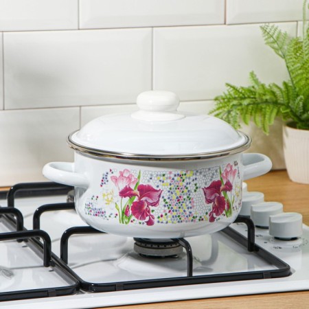 Mosaic pan, 2 l, metal cover, induction-5