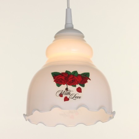 Lamp Bayerlux "Elena" 1 lamp E27 60 W milk (Fig. Mix)-1