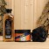 Set for the bath: scrub "red orange", shower gel "vanilla", washcloth