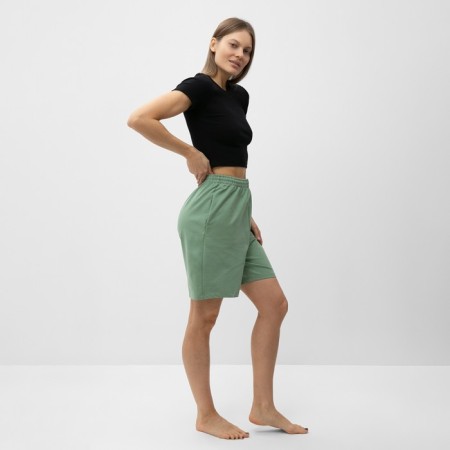 Women's shorts, basic color, size 42-2