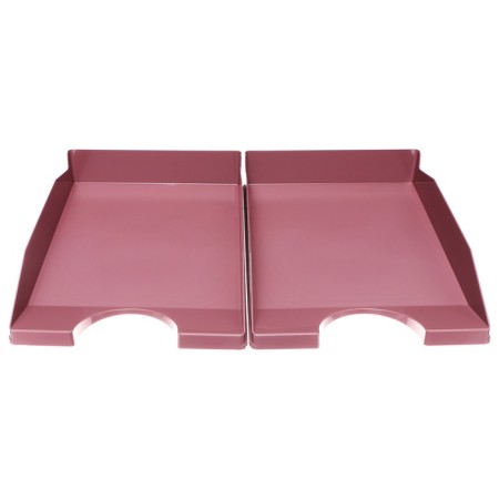 Paper tray horizontal Erichkrause Office "Manga", plastic, pink-2