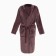 Women's bathrobe Lovelife "Hygge" Color of coffee, one size, microfiber, 100% p/e, 250 g/m2