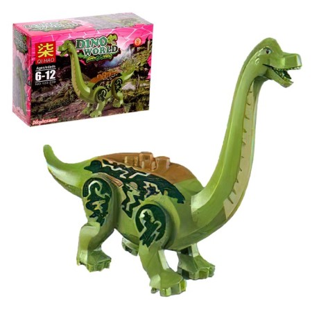 Block designer "Dinosaurs", 12 species, mix-2