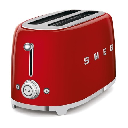 Toster SMEG TSF02RDEU, 1500 W, 2 compartments, 6 fry modes, defrosting, red-1
