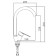 ACCOONA A4054 kitchen mixer, one -leaf, with nut, brass, chrome