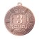 Медаль призовая 197, d= 5 см. 3 место. Цвет бронза. Без ленты